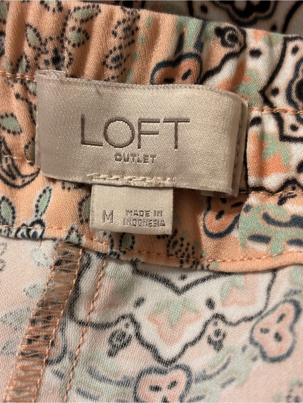 LOFT peach colored